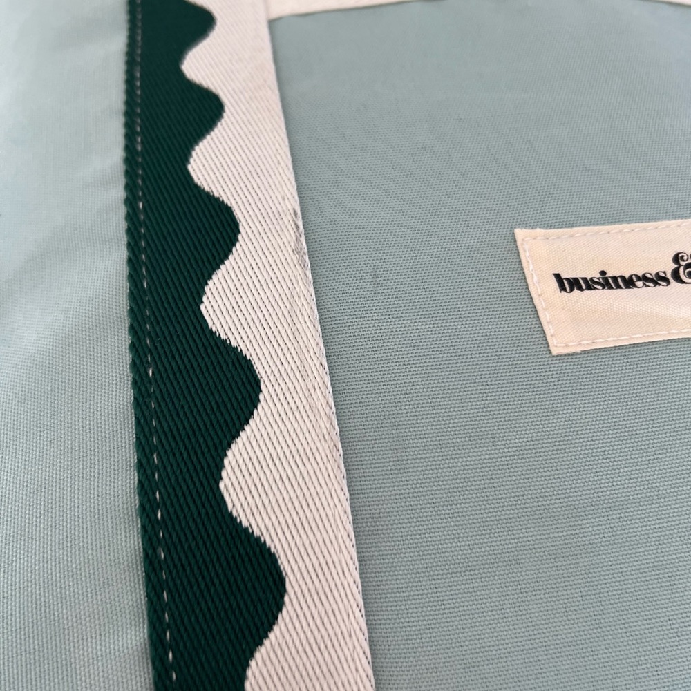 Business & Pleasure Co. The Holiday‎ Cooler Tote Back In Rivie Green NWT - Picture 7 of 16